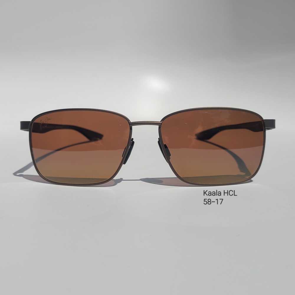 Maui Jim Modern Bronze Sunglasses with Rectangular Frame